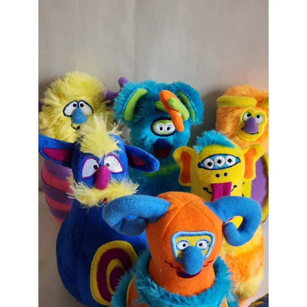 Melissa & Doug Monster Bowling Plush Game Set 6 Pins 1 Ball 2191 Multi Color